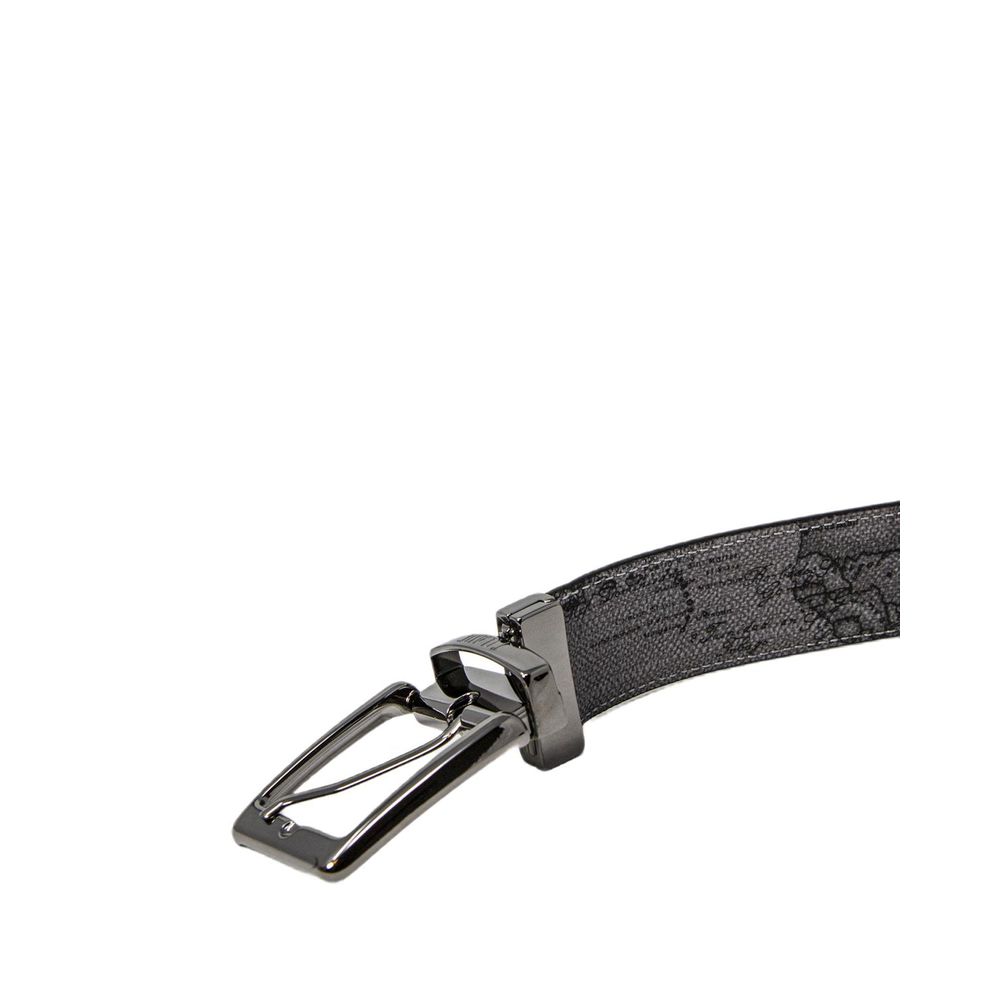 Alviero Martini Prima Classe Black Leather Regular Belt - Image 2