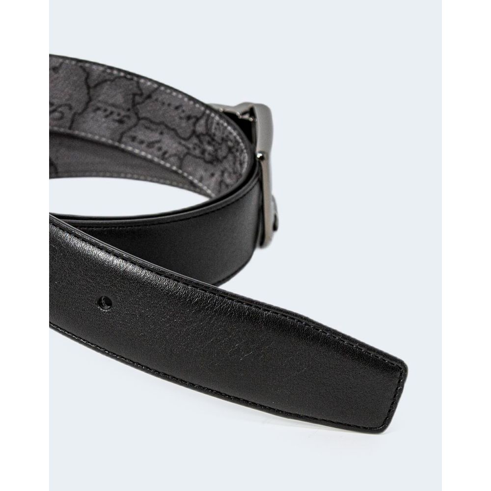 Alviero Martini Prima Classe Black Leather Regular Belt - Image 3