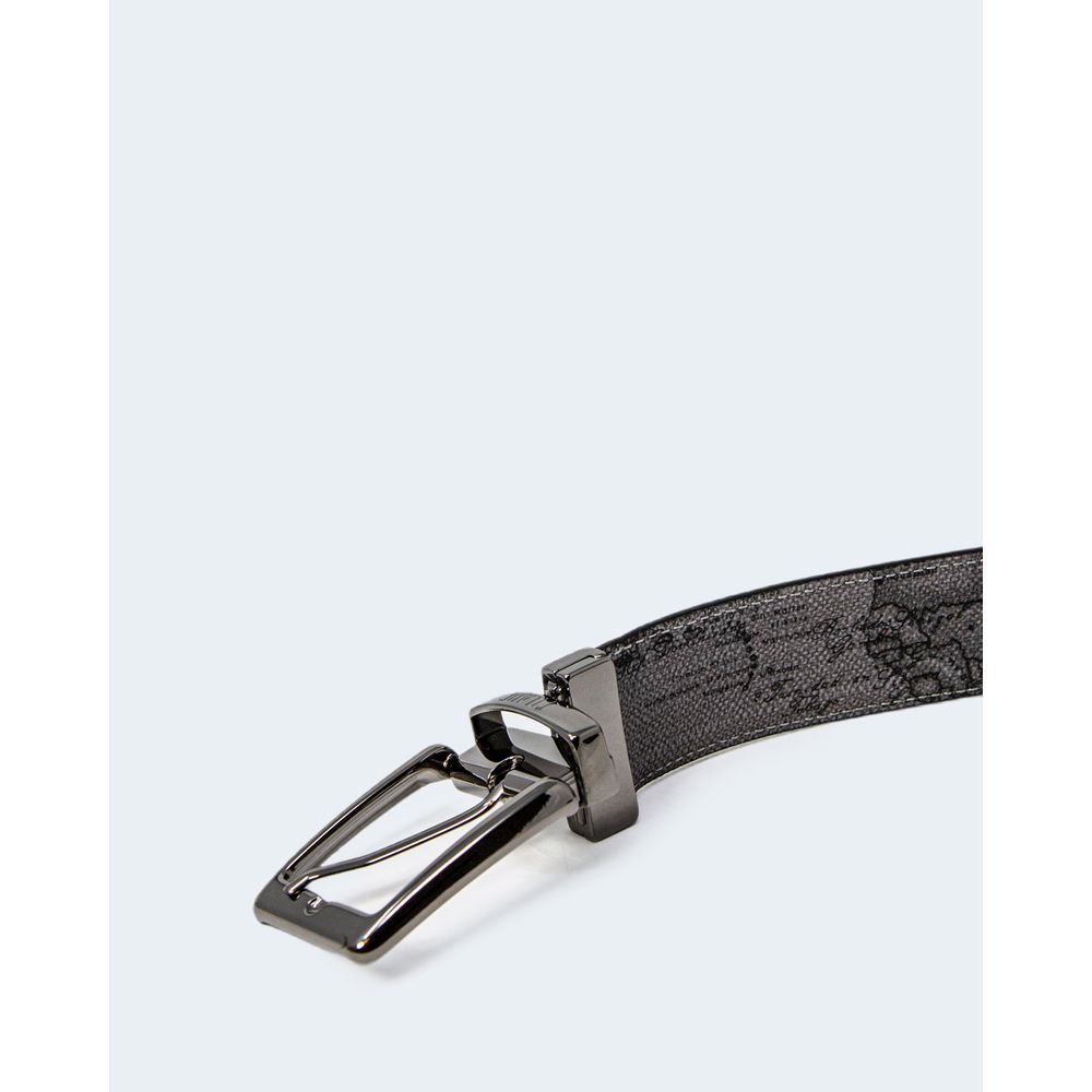 Alviero Martini Prima Classe Black Leather Regular Belt - Image 4