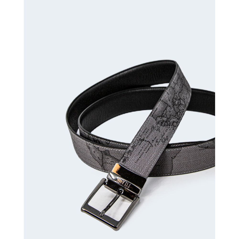 Alviero Martini Prima Classe Black Leather Regular Belt - Image 5
