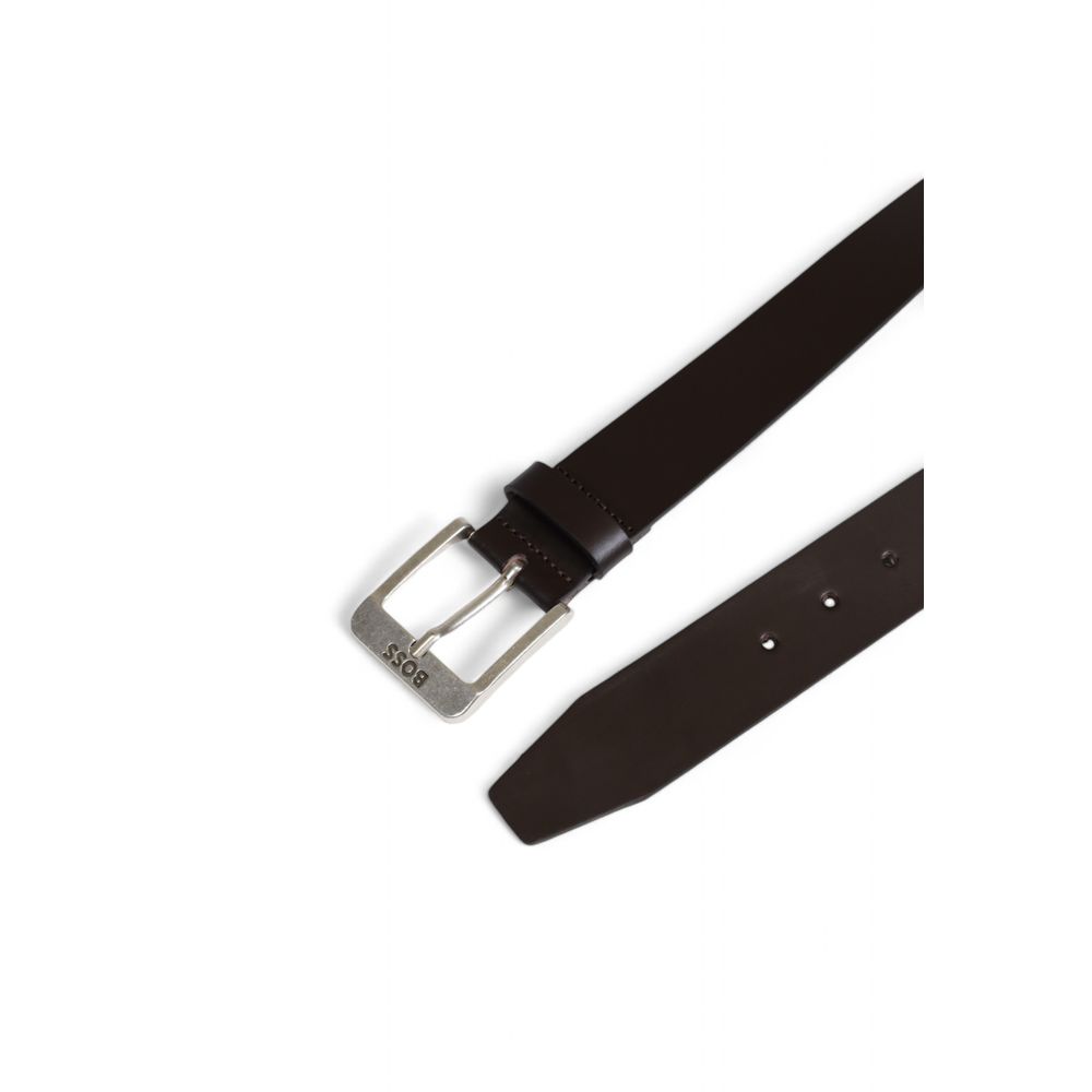 Hugo Boss Brown Leather Regular Belt - Image 4