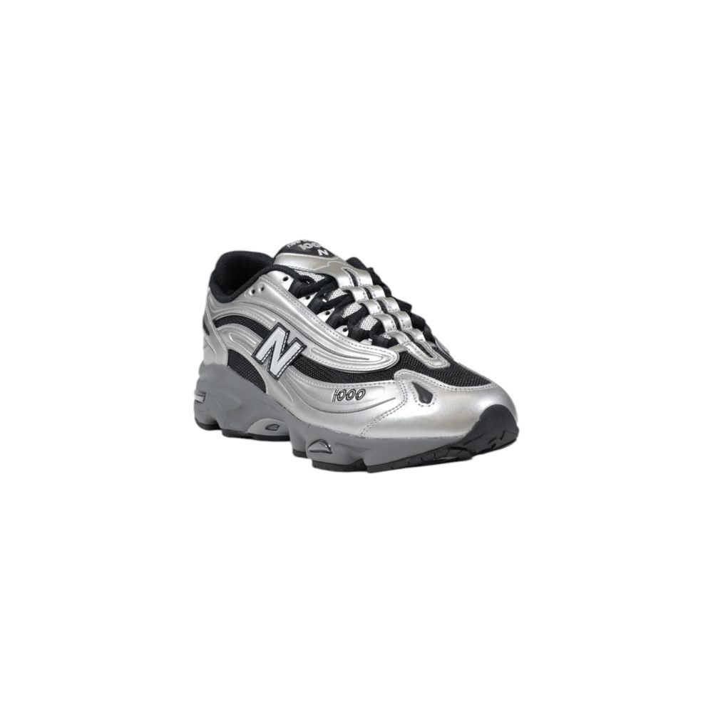 New Balance Silver Synthetic Athletic Sneakers - Image 2