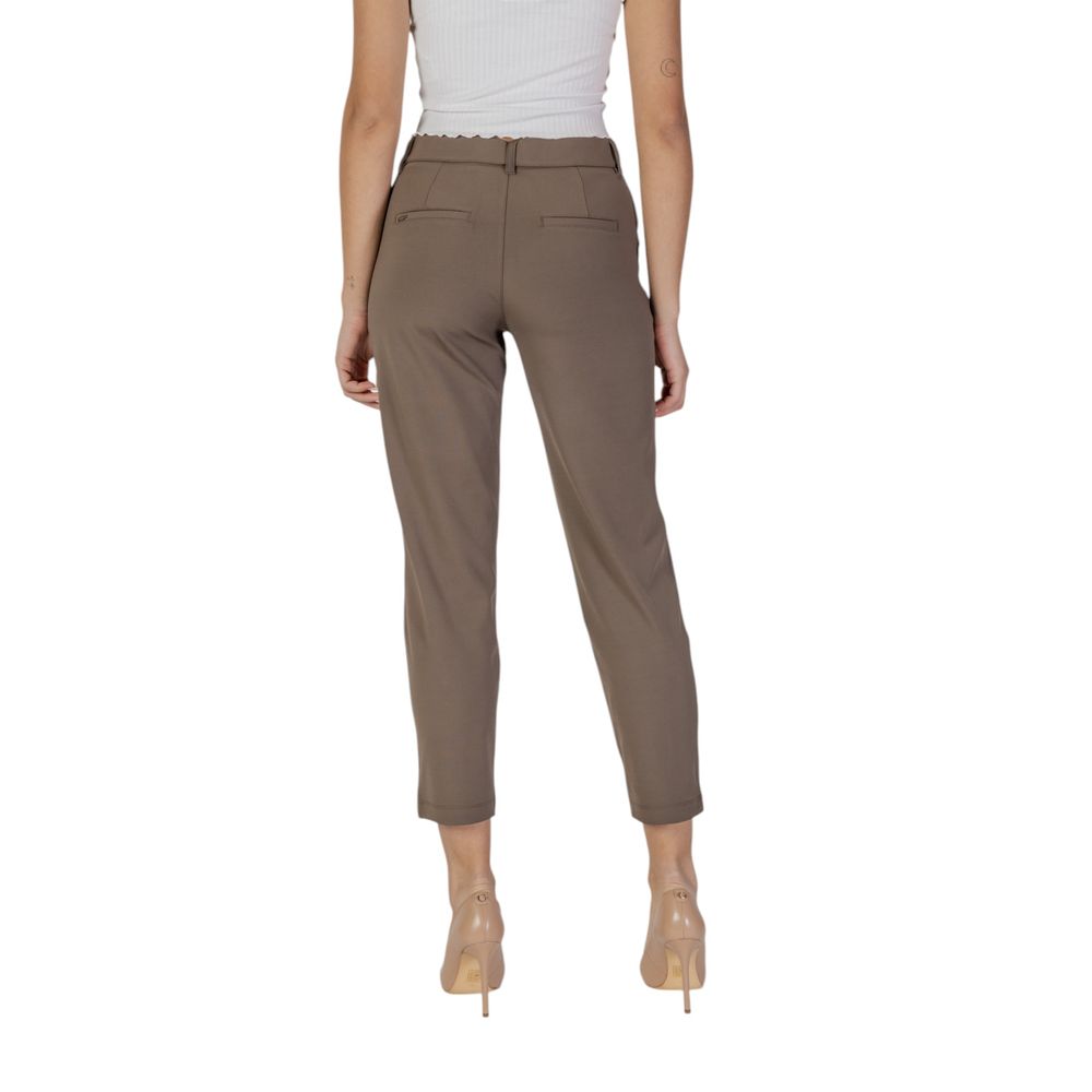 Street One Brown Polyester Pant - Image 4