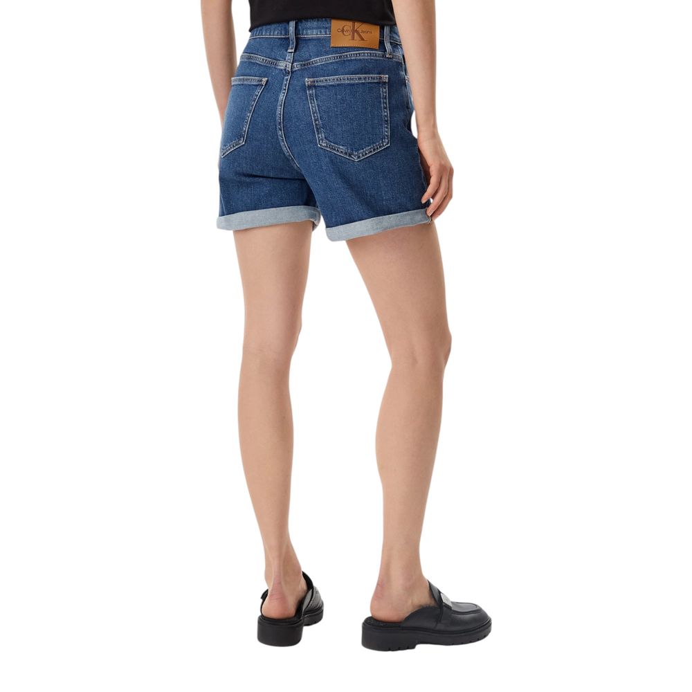 Calvin Klein Jeans Blue Cotton Shorts - Image 2