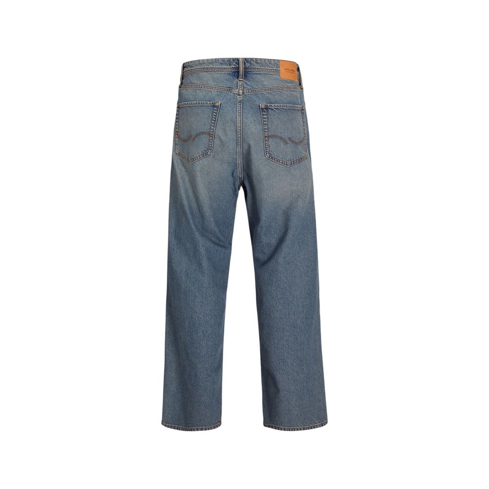 Jack Jones Blue Cotton Relaxed Fit Jeans - Image 2
