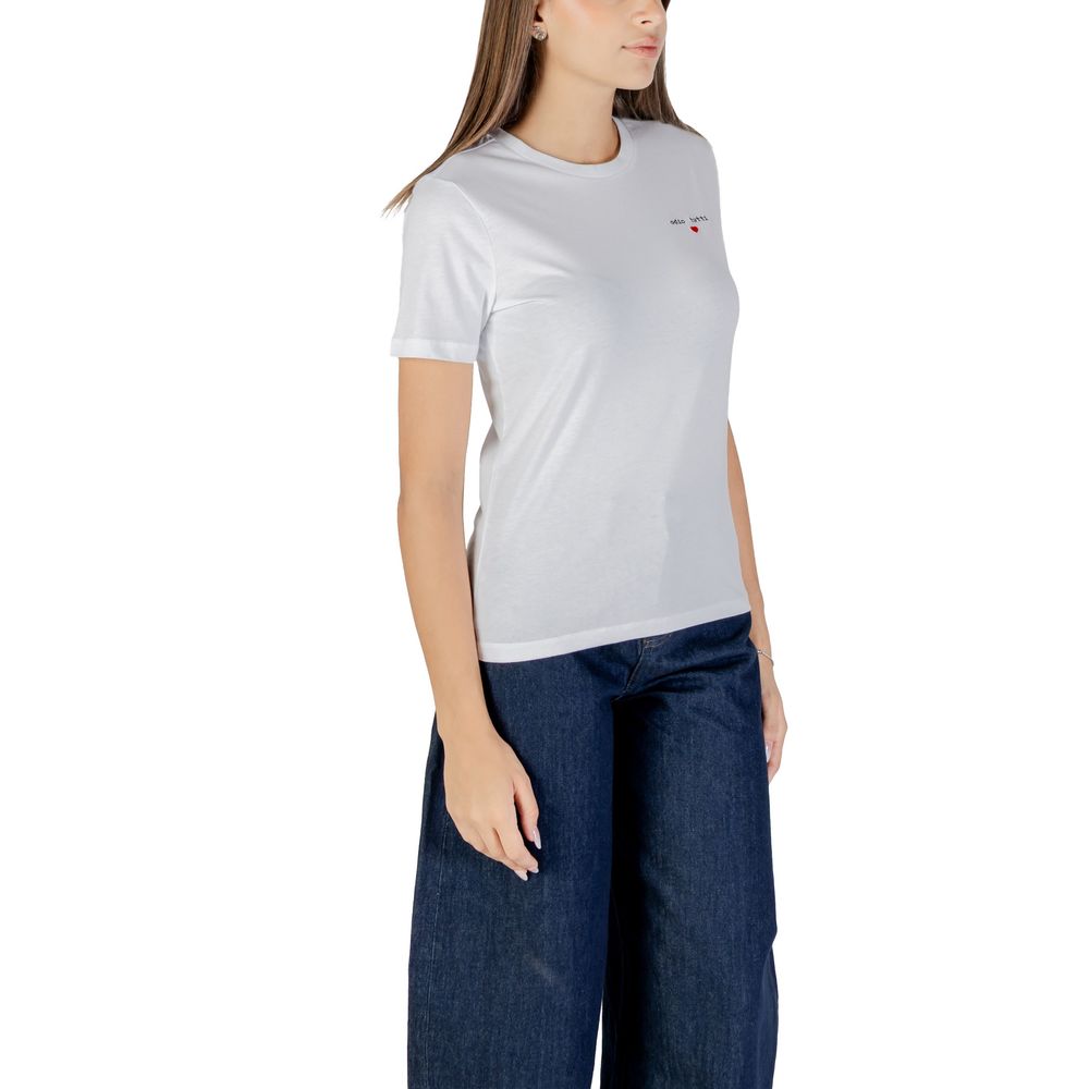 Only White Cotton T-Shirt - Image 3