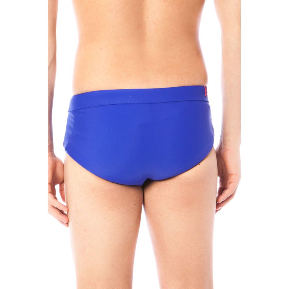 Datch Blue Polyamide Mens Swim Briefs - Image 3