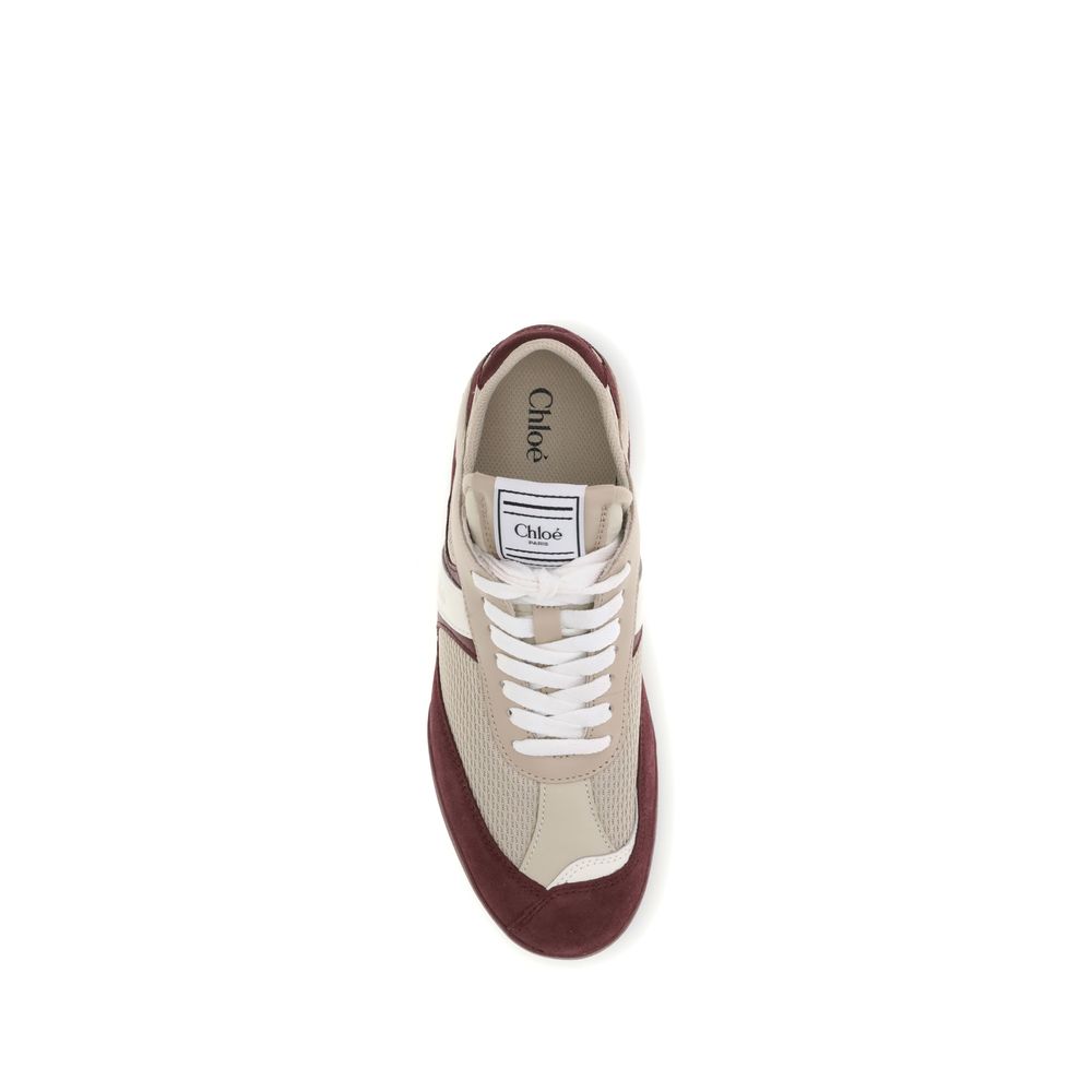 Chloé Multicolor Calf Leather Bos Taurus Athletic Sneakers - Image 4