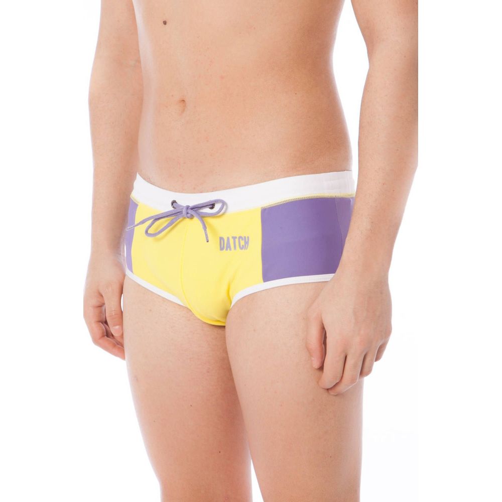 Datch Giallo Poliammide Men Swim Brief - Image 2