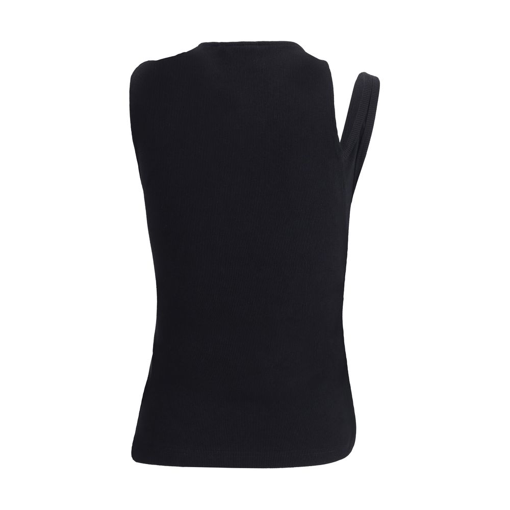 Courrèges Black Cotton Top - Image 2