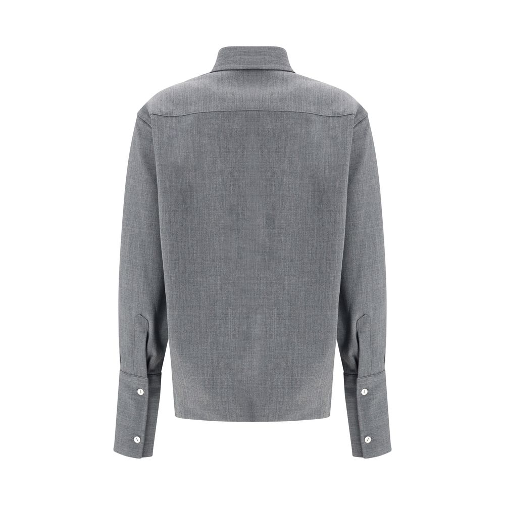 The Latest Gray Denim Shirt - Image 2
