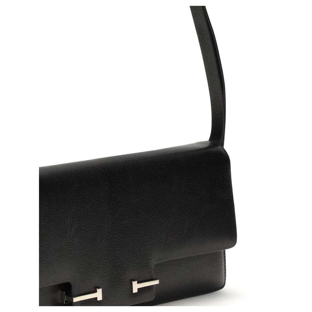 Tom Ford Black Leather Shoulder Bag - Image 4
