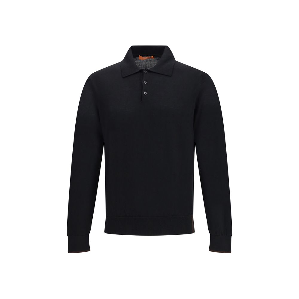 Cruna Black Wool Sweatshirt