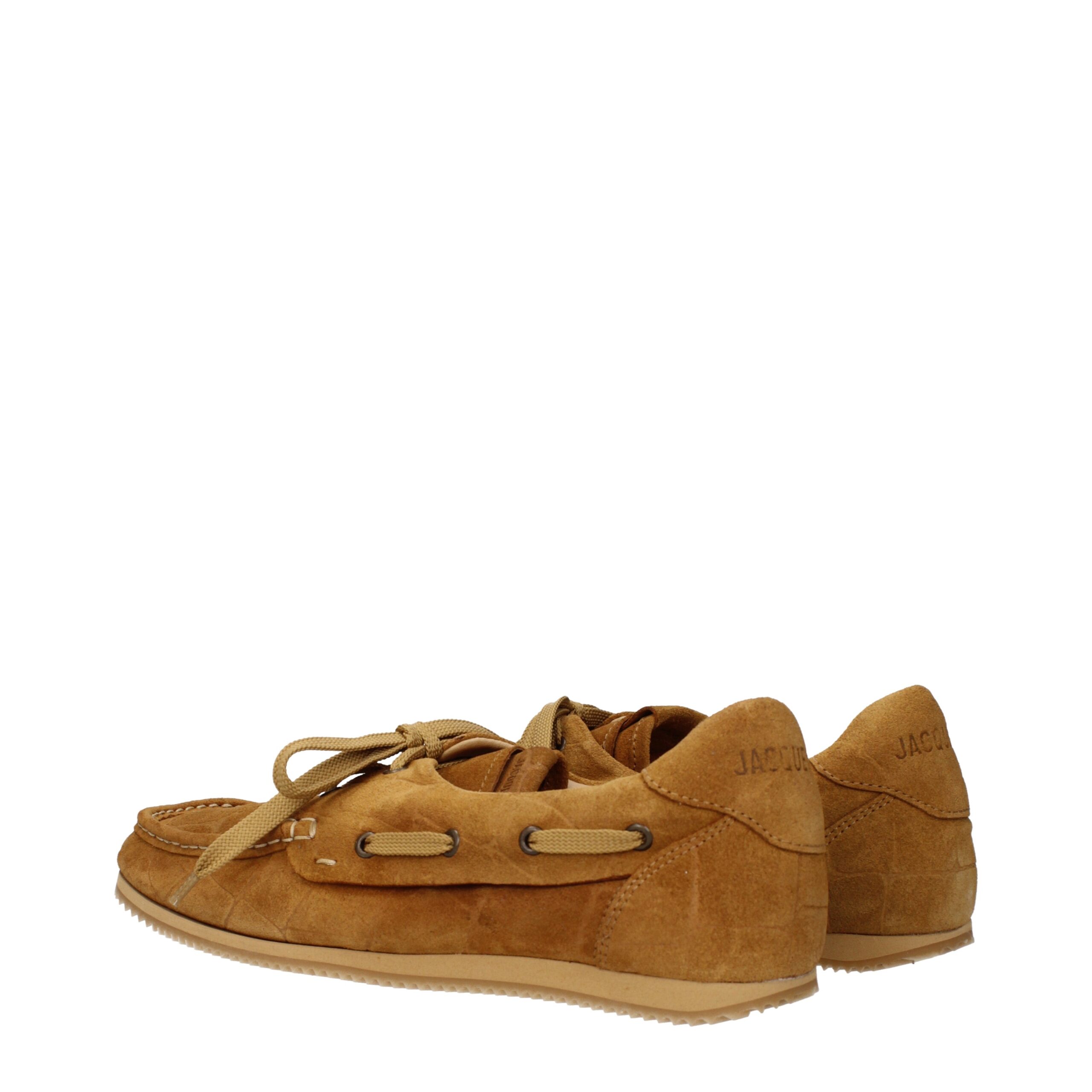 Jacquemus Brown Leather Slip-On Loafers - Image 4