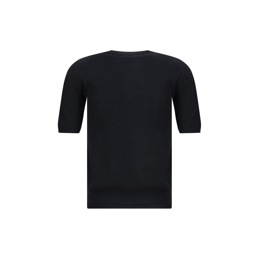 Max Mara Black Fleece Wool Top - Image 2