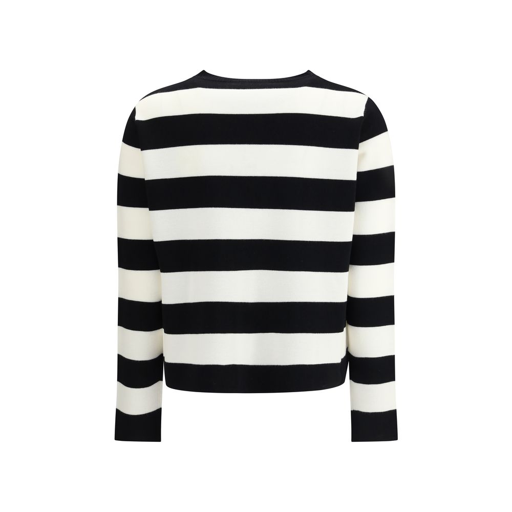 Max Mara Black Fleece Wool Sweatshirt - Image 2