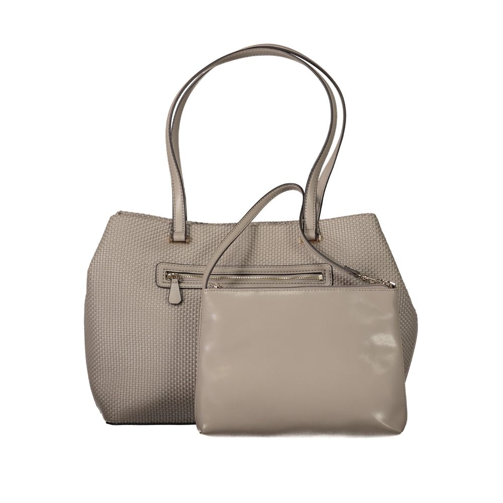 Guess Jeans Beige Polyurethane Women Handbag - Image 3