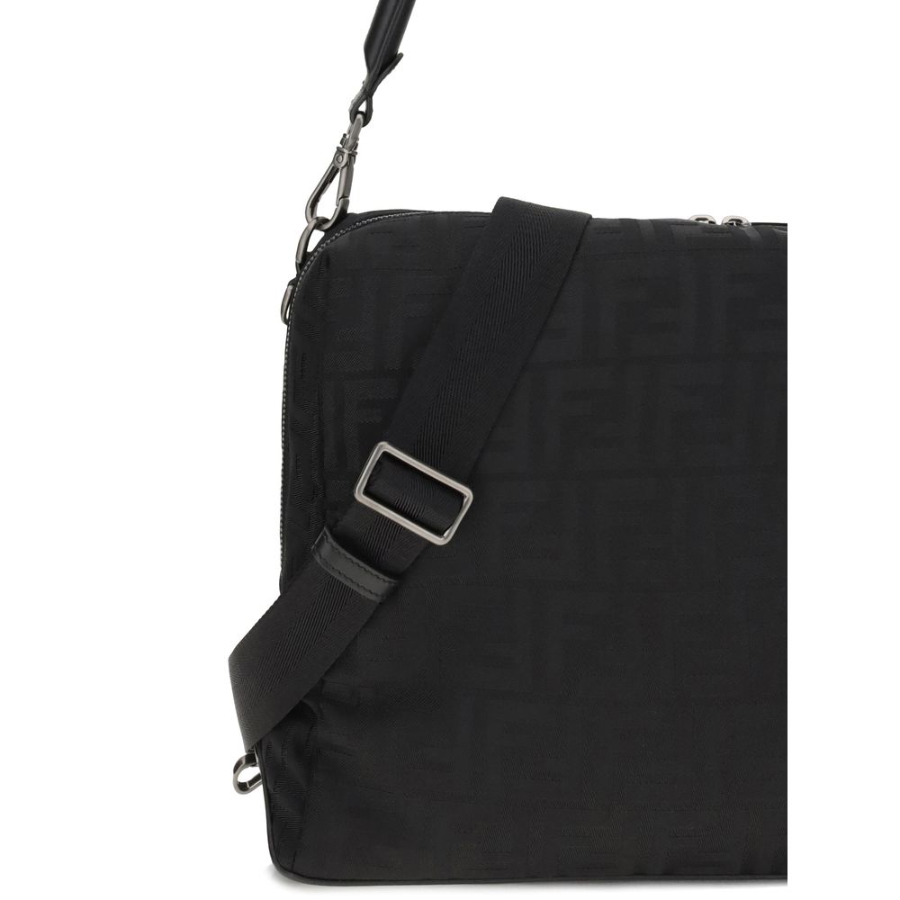 Fendi Black Polyamide Shoulder Bag - Image 4