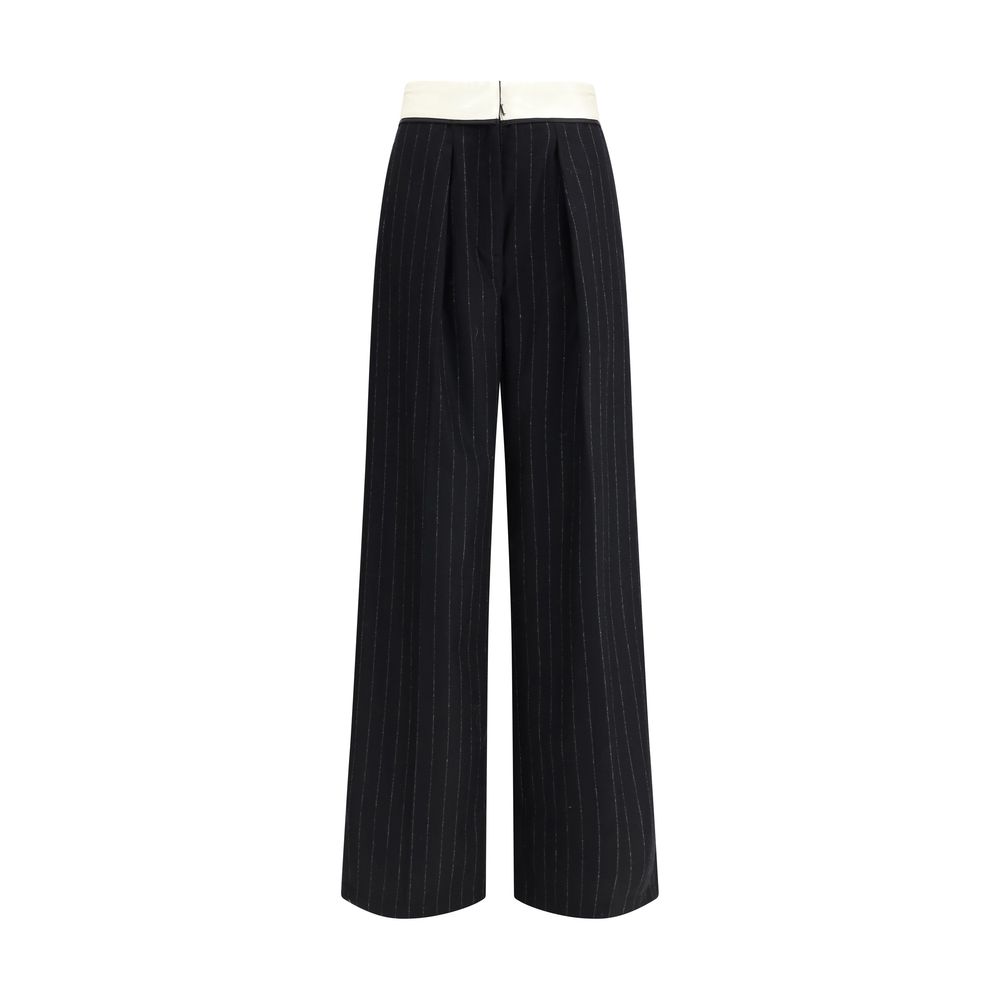 Forte_Forte Black Wool Dress Pants