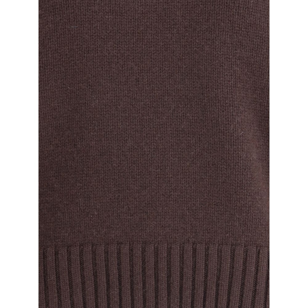 Extreme Cashmere Brown Cashmere Cashmere Sweater - Image 3
