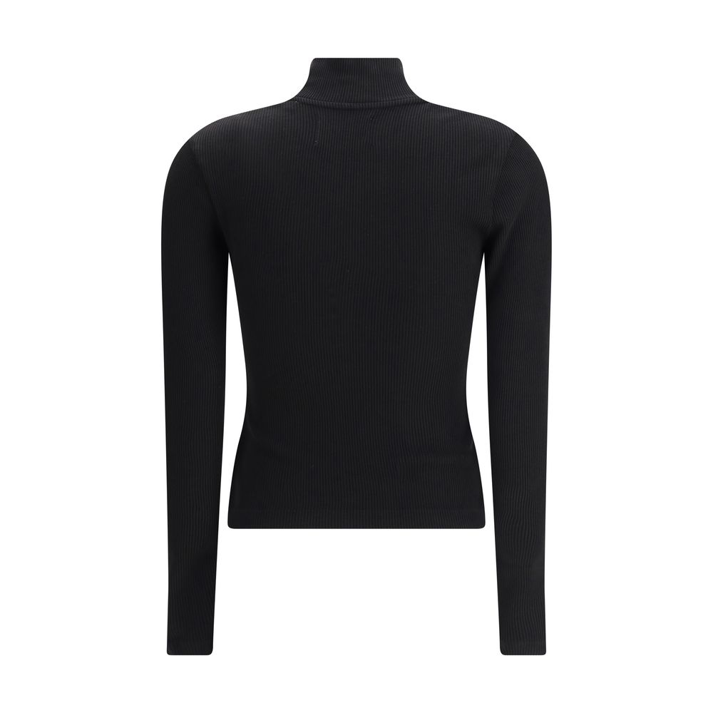 Citizens of Humanity Black Cotton Longsleeve Shirt - Image 2