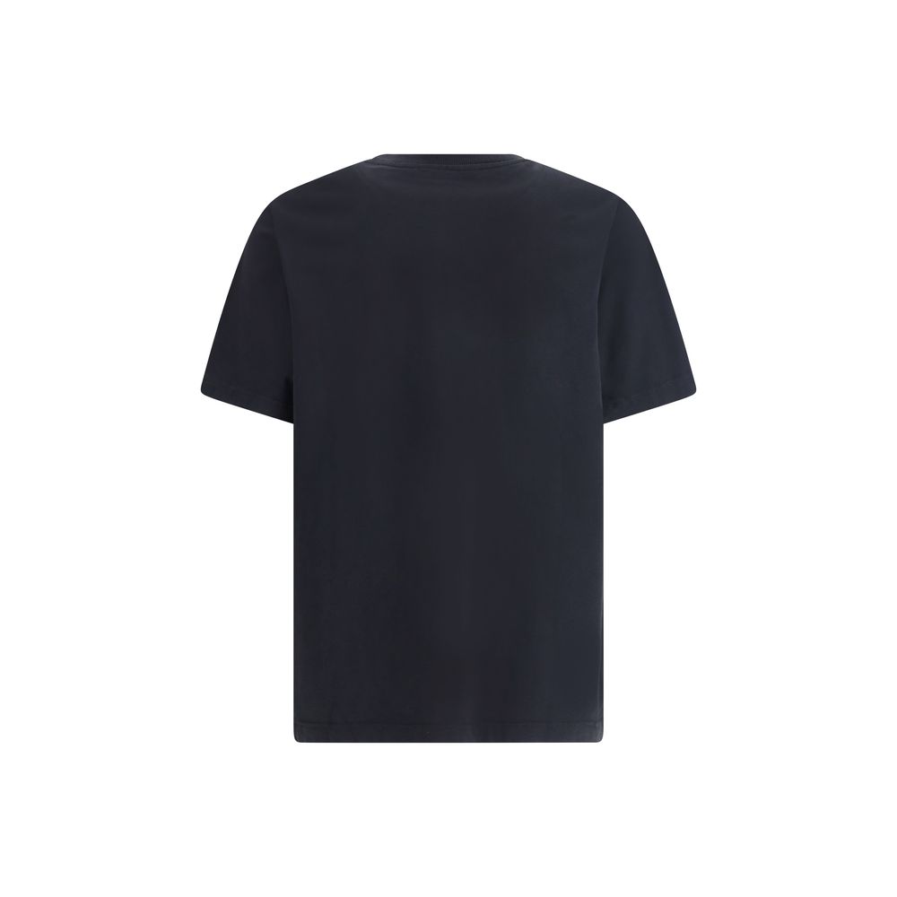Maison Kitsuné Black Cotton T-Shirt - Image 2