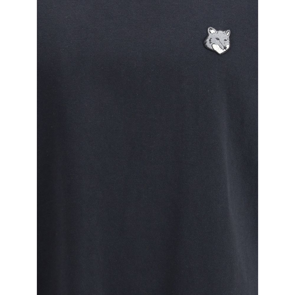 Maison Kitsuné Black Cotton T-Shirt - Image 3