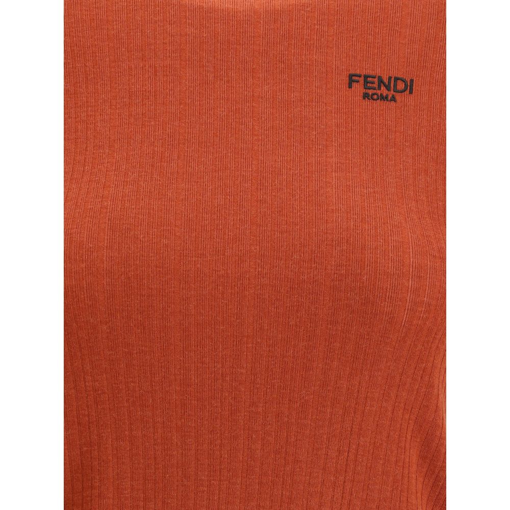 Fendi Multicolor Fleece Wool Top - Image 3