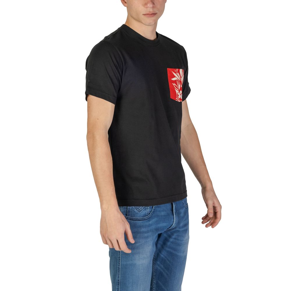 Replay Black Cotton T-Shirt - Image 3