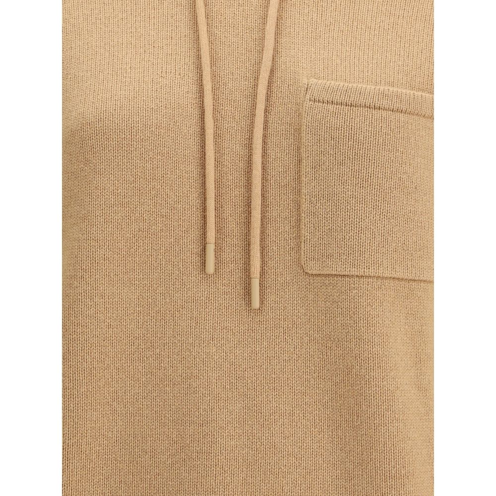 Max Mara Beige Wool Hoodie - Image 3