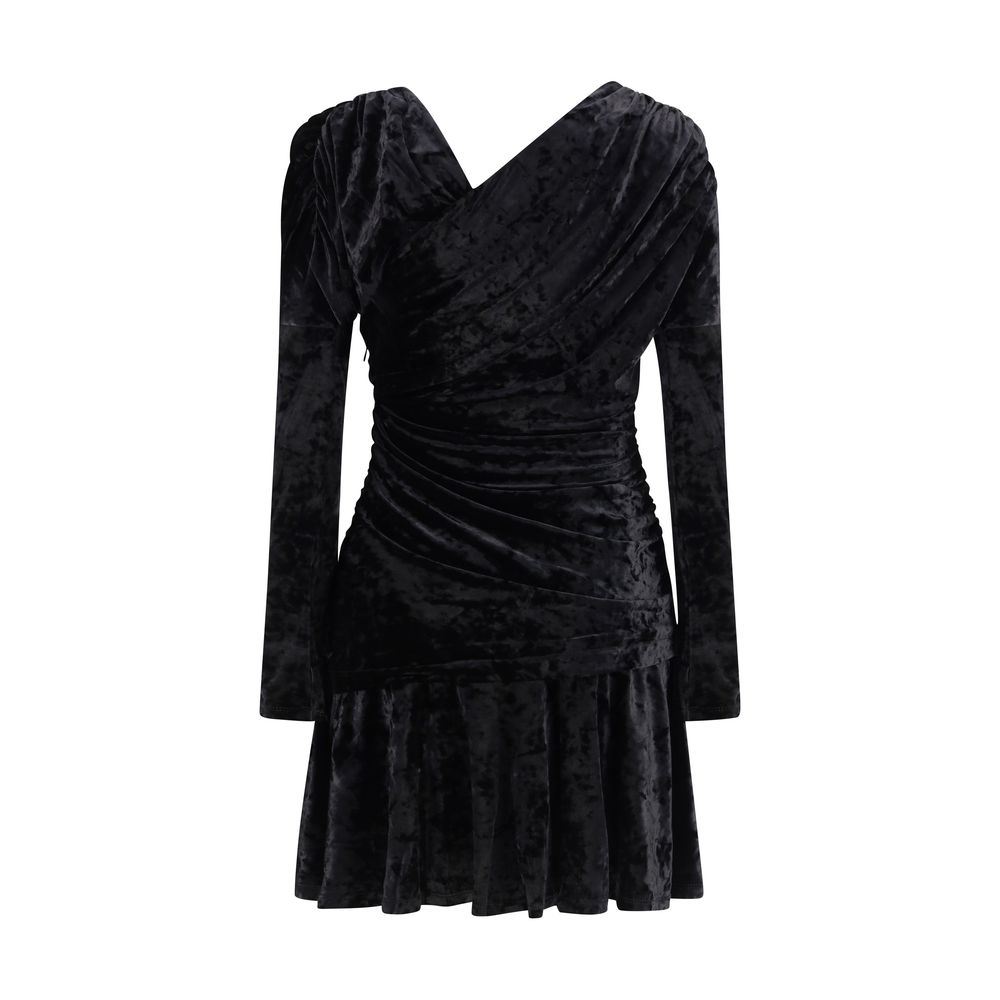 Ganni Black Recycled Polyester Cocktail Dress - Image 2