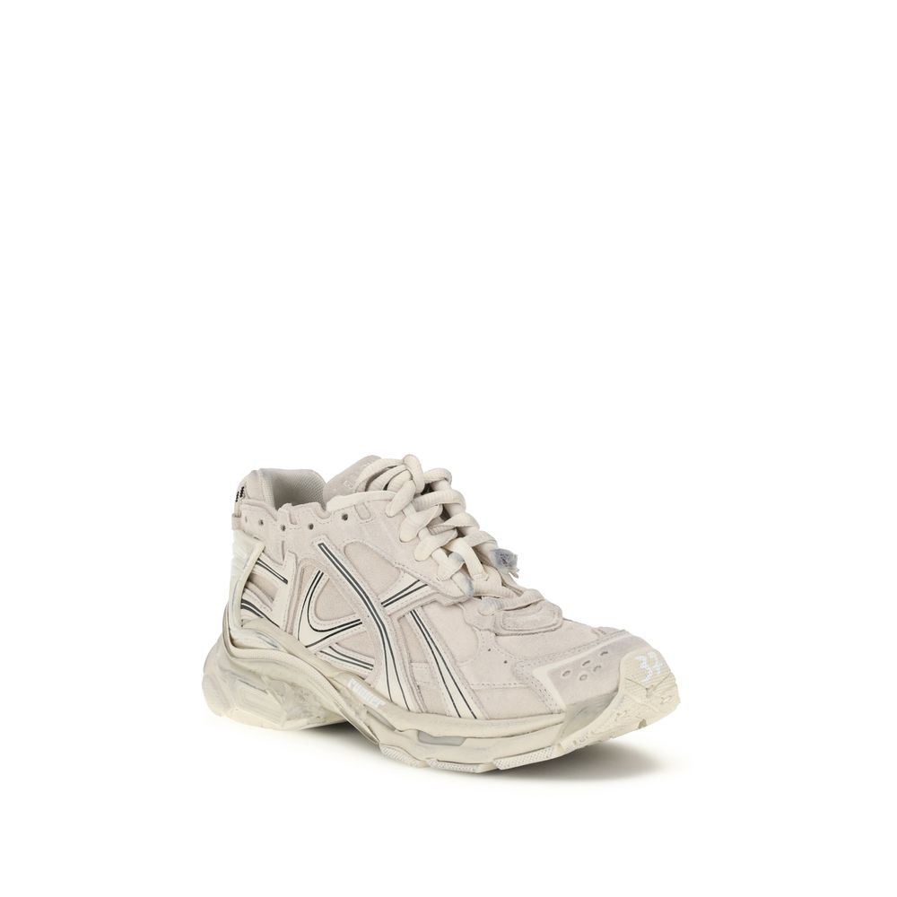 Balenciaga Beige Rubber Athletic Sneakers - Image 2