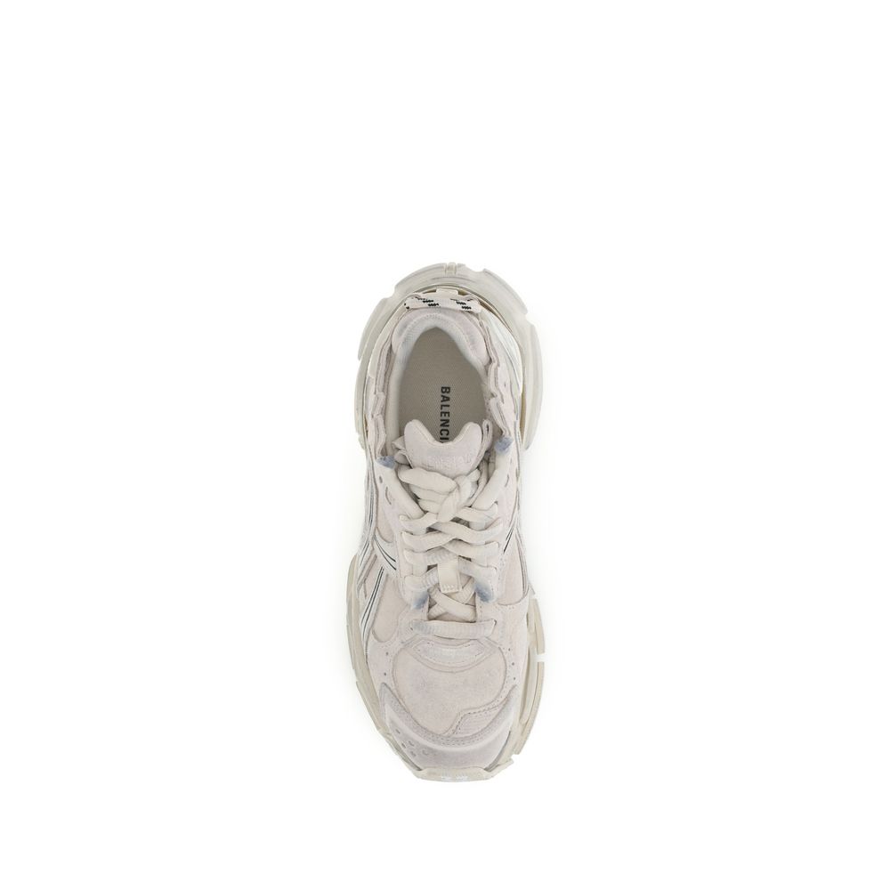Balenciaga Beige Rubber Athletic Sneakers - Image 4