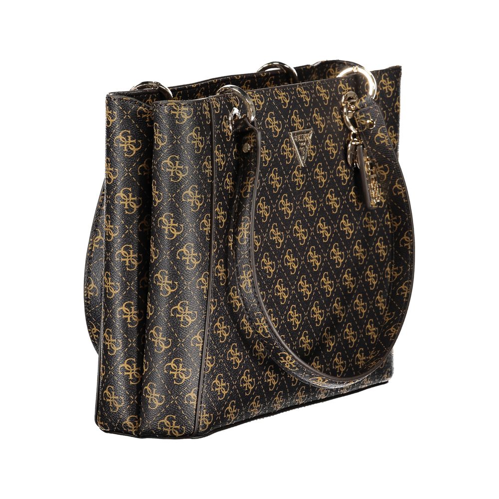 Guess Jeans Marrone Poliuretano Women Handbag - Image 3