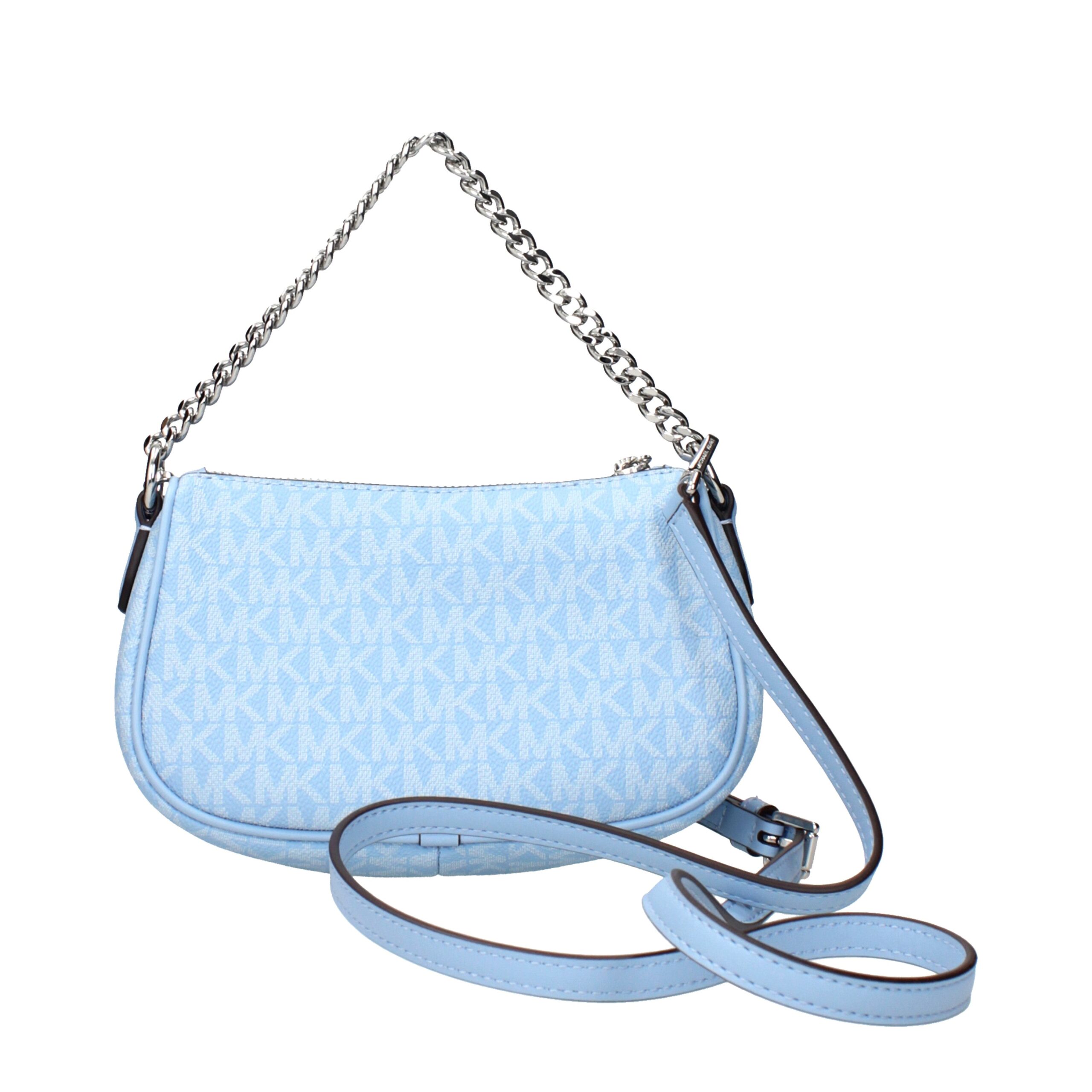 Michael Kors Light Blue Fabric Handbag - Image 3