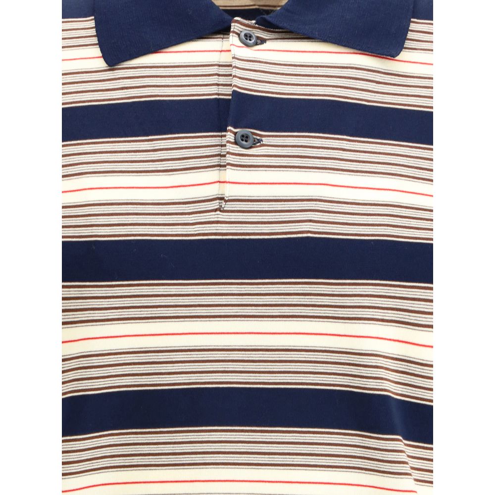 Prada Multicolor Cotton Polo Shirt - Image 3