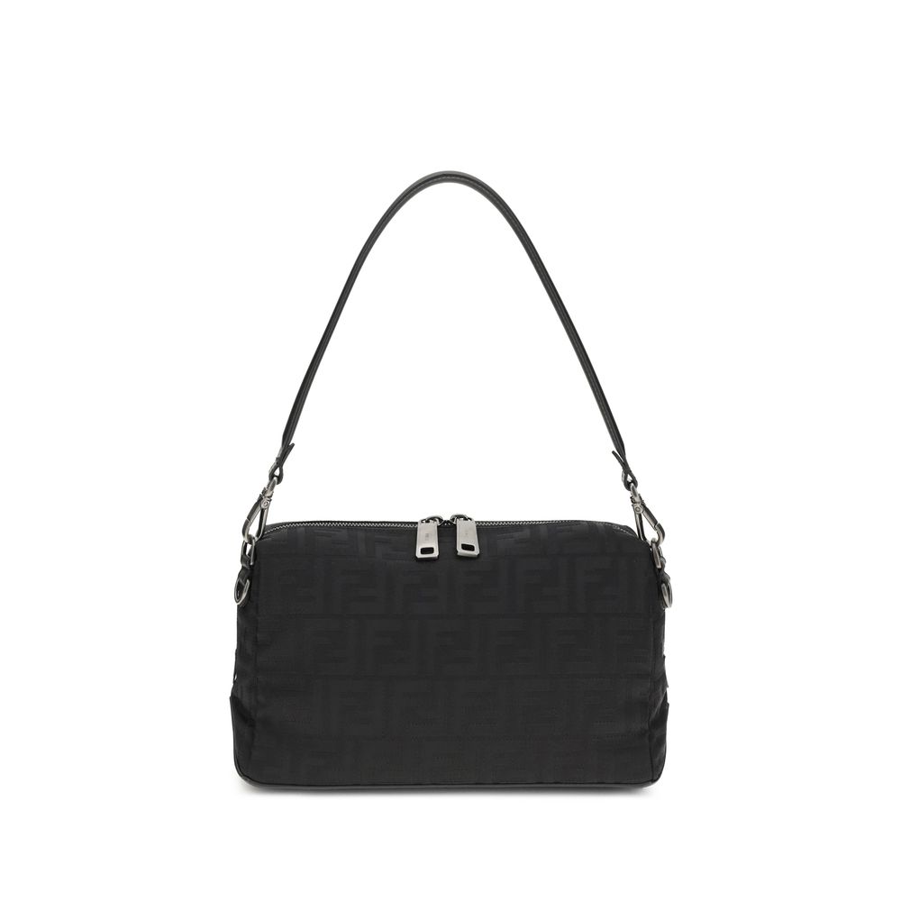 Fendi Black Nylon Shoulder Bag