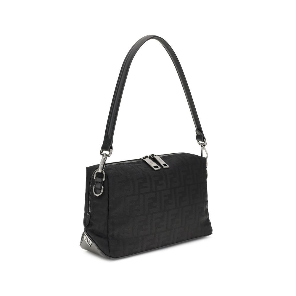 Fendi Black Nylon Shoulder Bag - Image 2