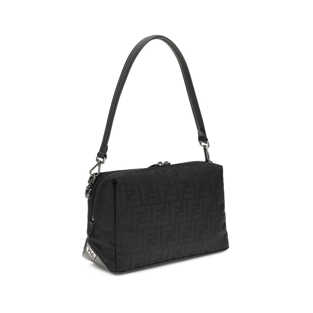Fendi Black Nylon Shoulder Bag - Image 3