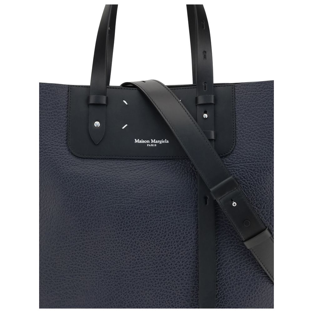 Margiela Black Calf Leather Bos Taurus Shoulder Bag - Image 4