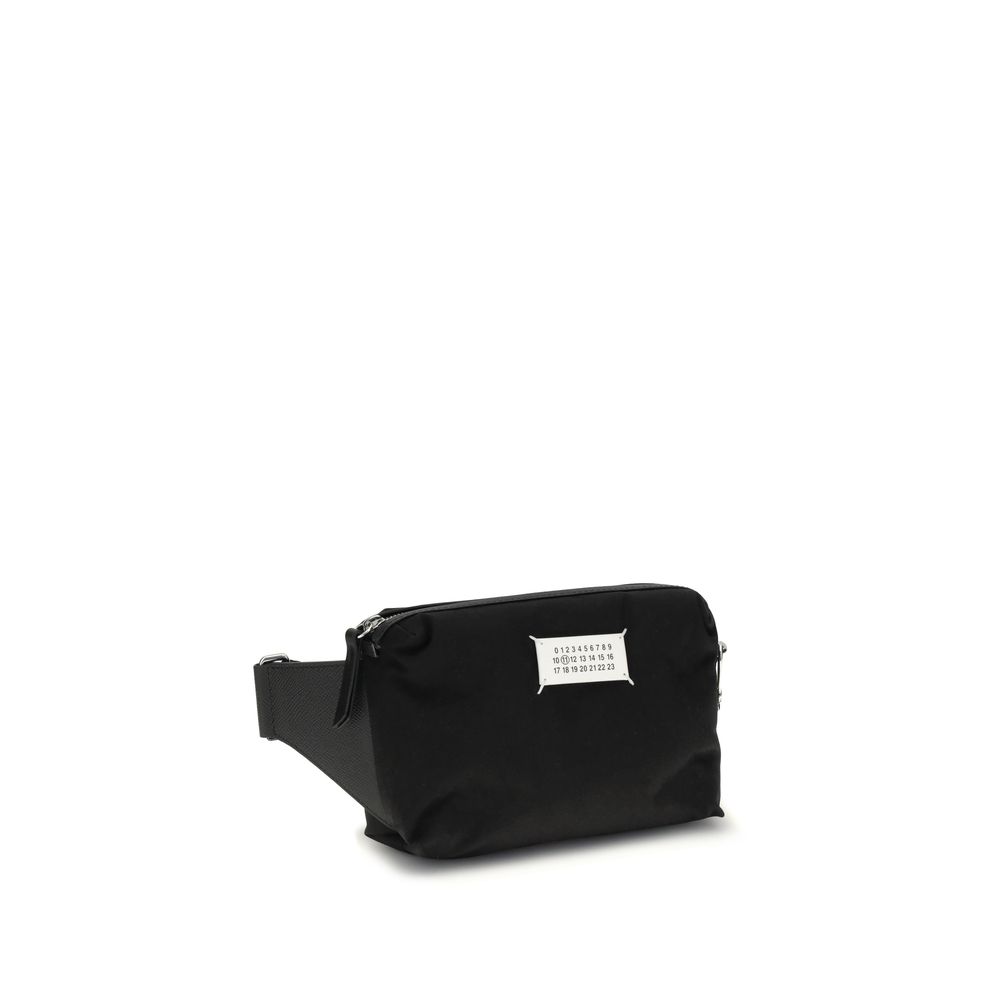 Margiela Black Fabric Shoulder Bag - Image 2
