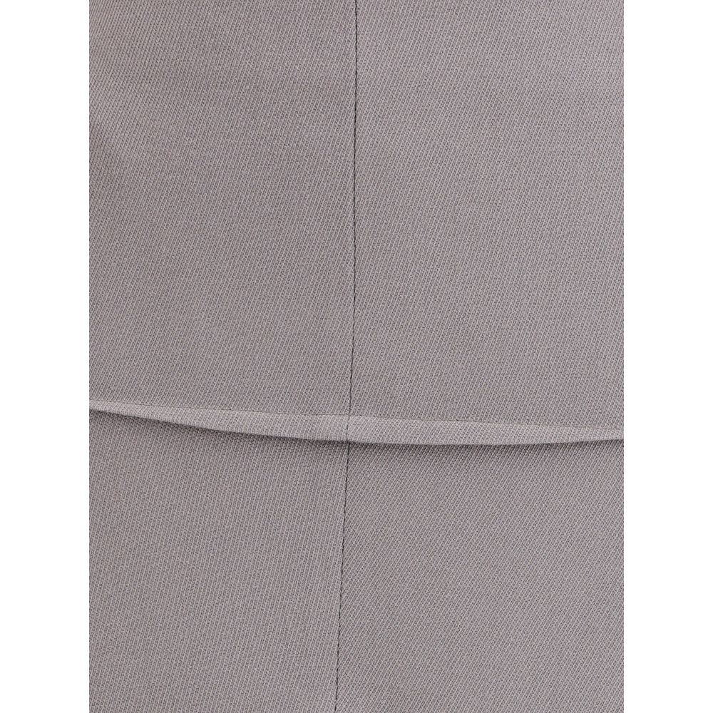 Rick Owens Bicolor Wool Skirt - Image 3
