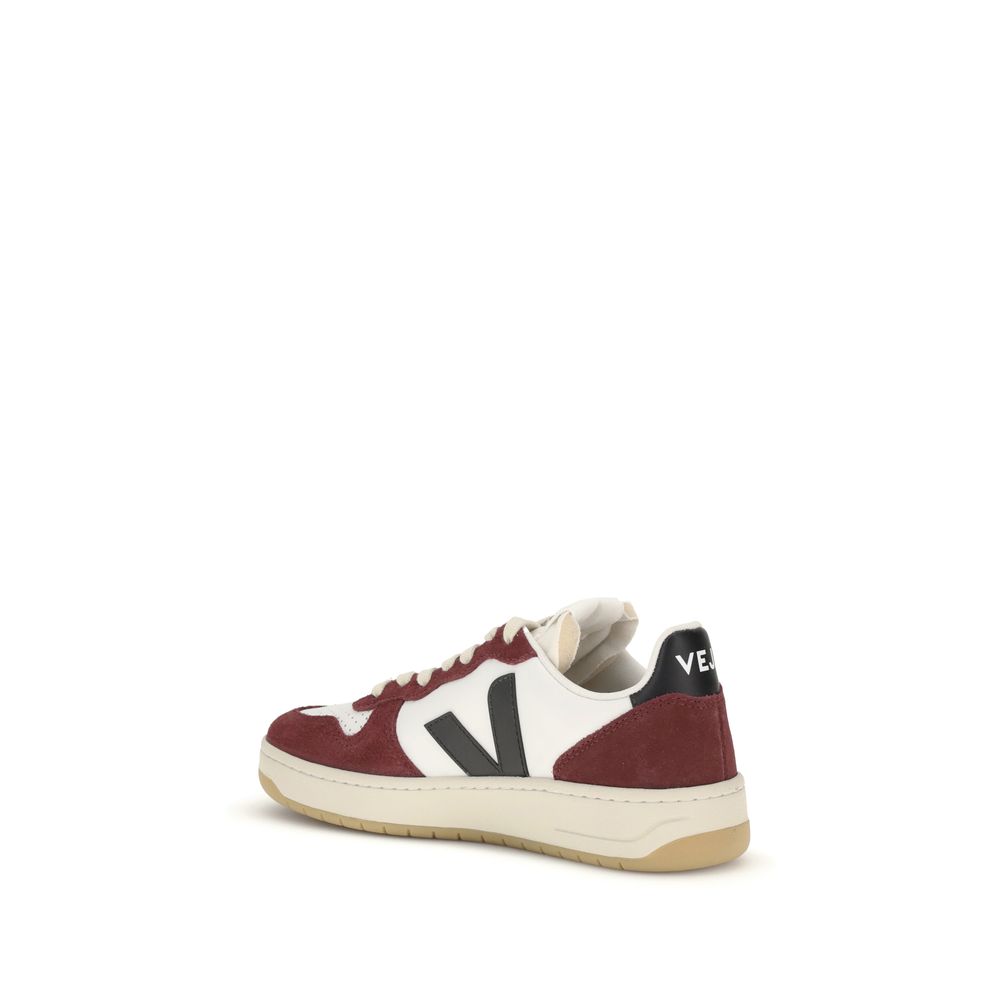 Veja Multicolor Leather Low Top Sneakers - Image 3