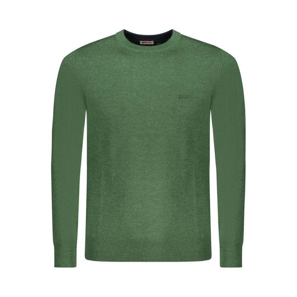 Rifle Green Wool Men Sweater
