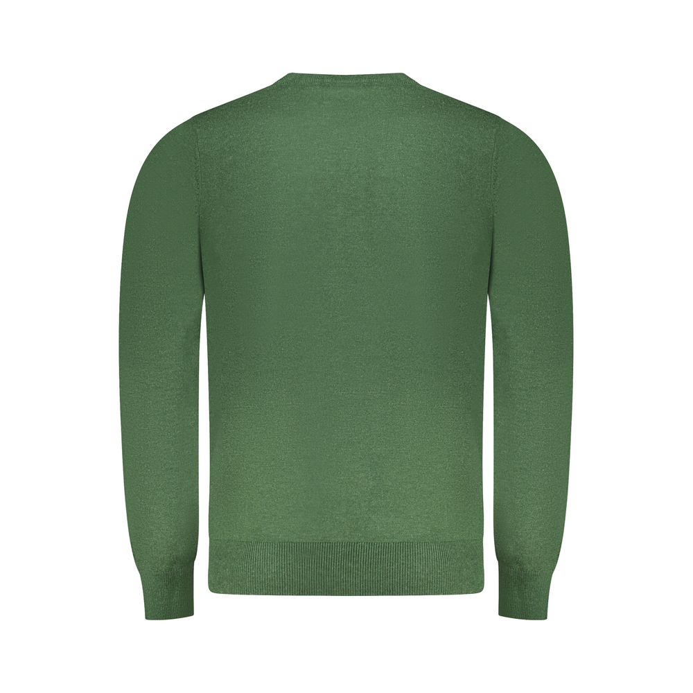 Rifle Green Wool Men Sweater - Image 2