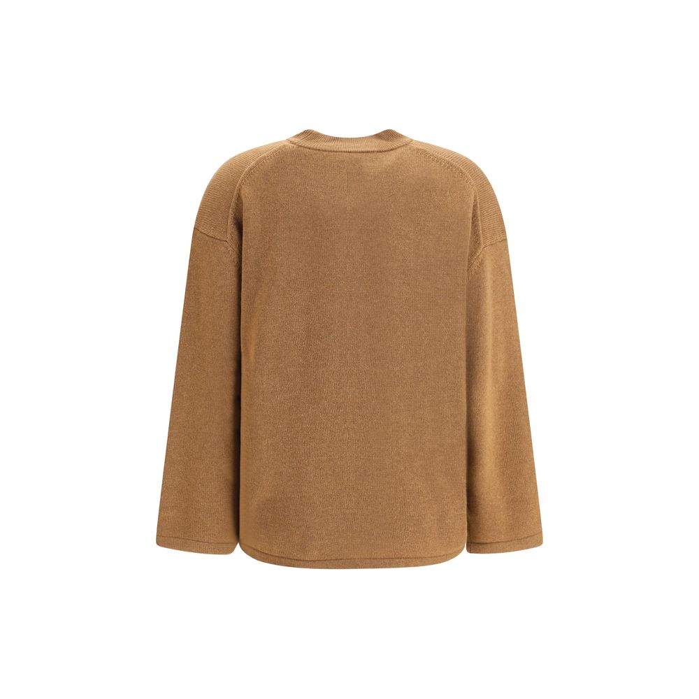 Max Mara Brown Wool Sweatshirt - Image 2