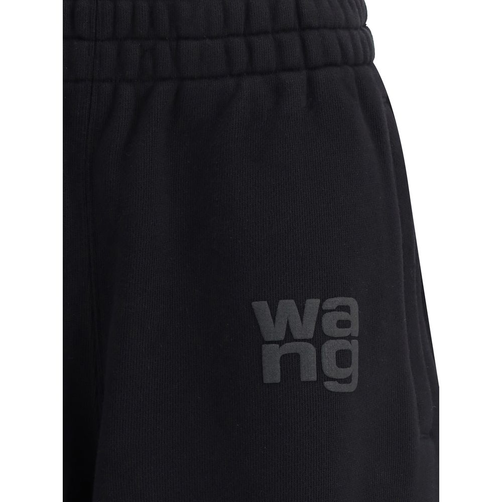 Alexander Wang Black Cotton Joggers (Workout Pants) - Image 3