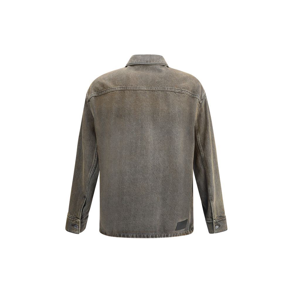 Fendi Gray Denim Shirt - Image 2