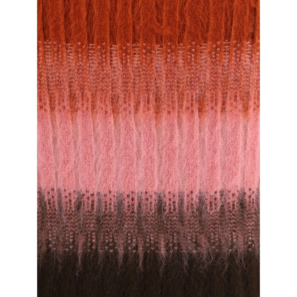 Fendi Multicolor Mohair Midi Skirt - Image 3