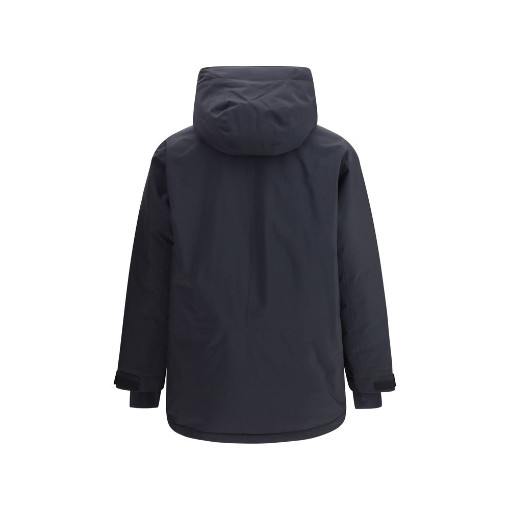 MM6 Black Polyester Parka - Image 2